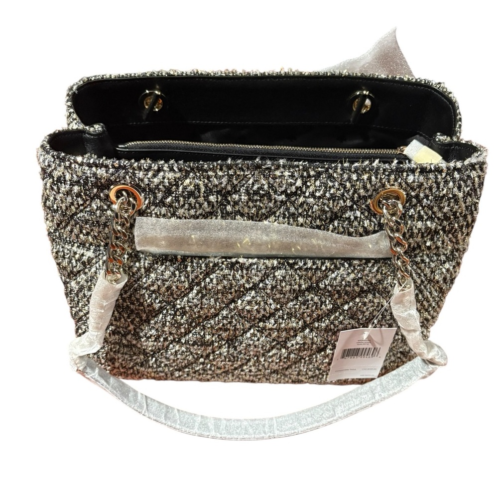 Kate Spade Black and Gray Tweed Mini Bag